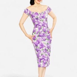 Bernie Dexter Lilac Wiggle Dress